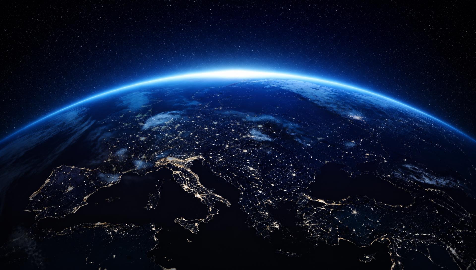 Planeta Tierra visto desde el espacio